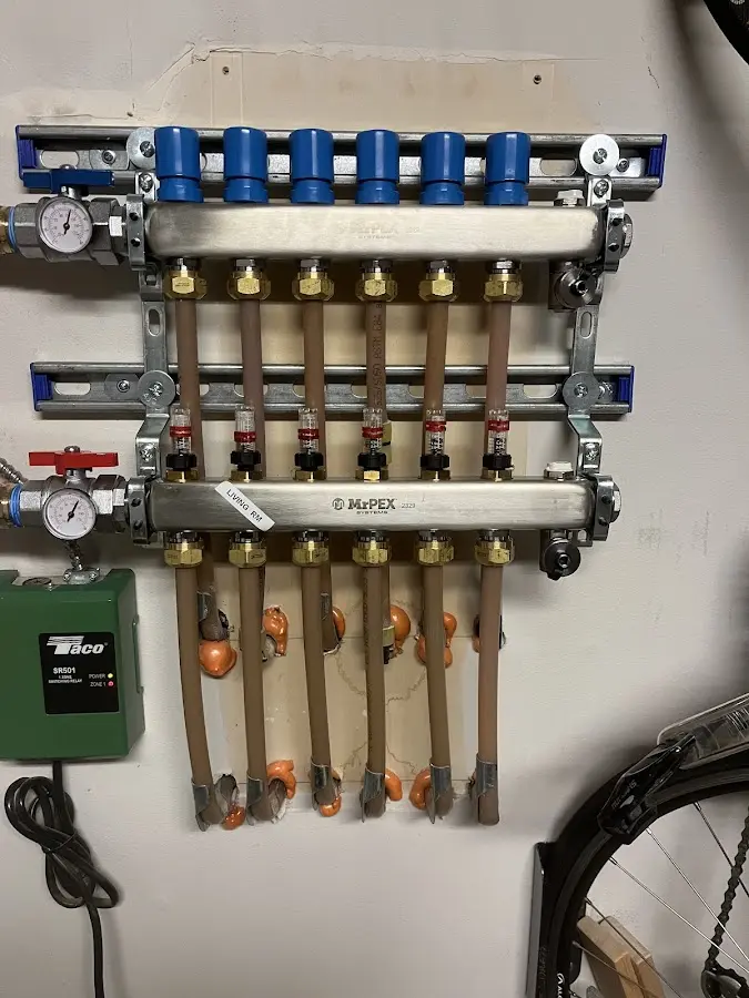 Plumber performing Leak Detection at a residential property in Montague